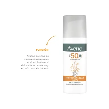Protector Solar Facial Aveno F50 x50ml - Imagen 2