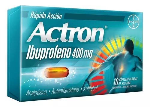IBUPROFENO ACTRON 400 X 10 CPS