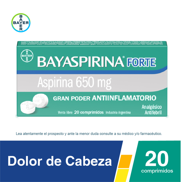 BAYASPIRINA FORTE X 20 CMP