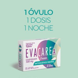 EVACARE OVULO VAGINAL 1 NOCHE ANTIMICOTICO VAGINAL